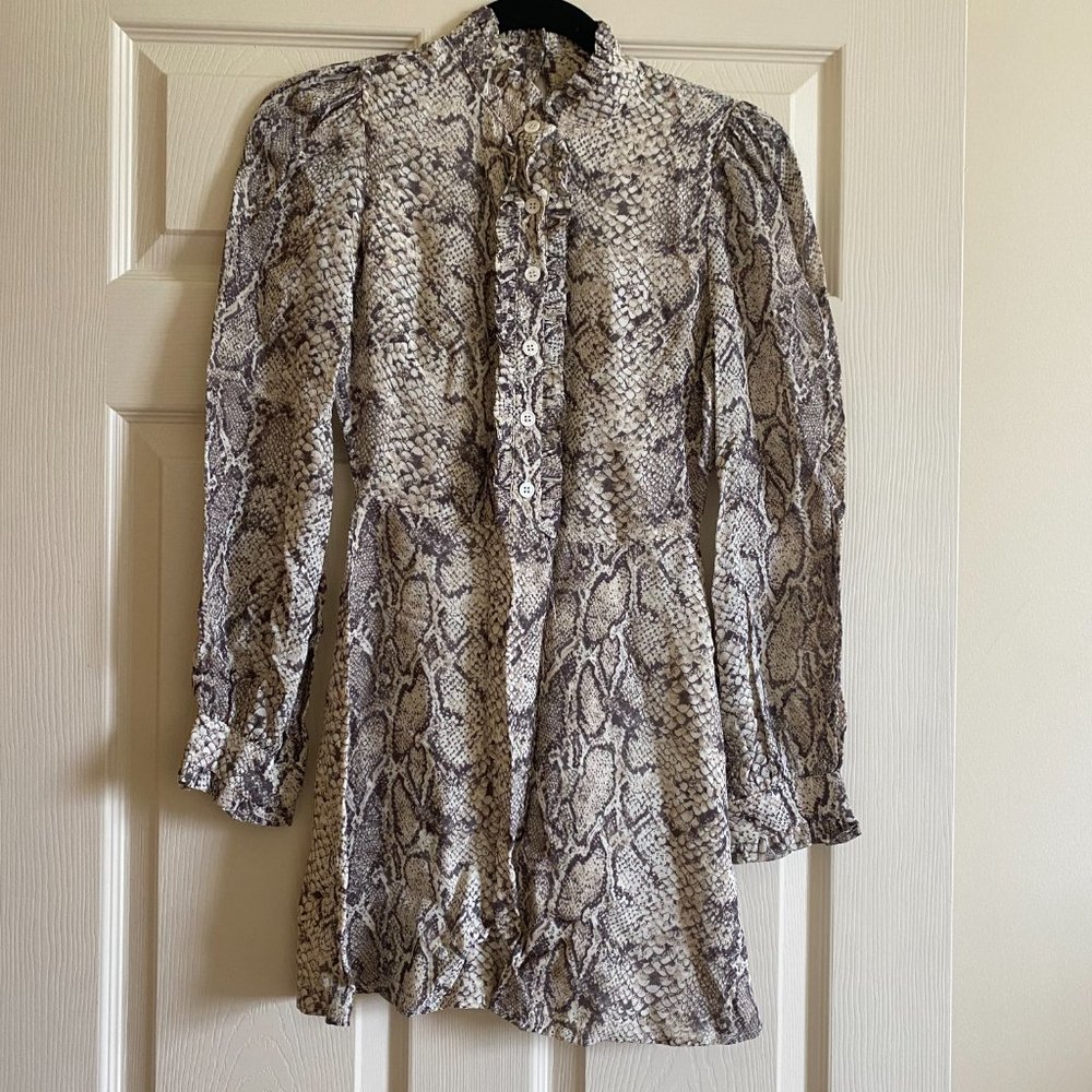 Reformation Mathilda Python Dress - Picture 3 of 5